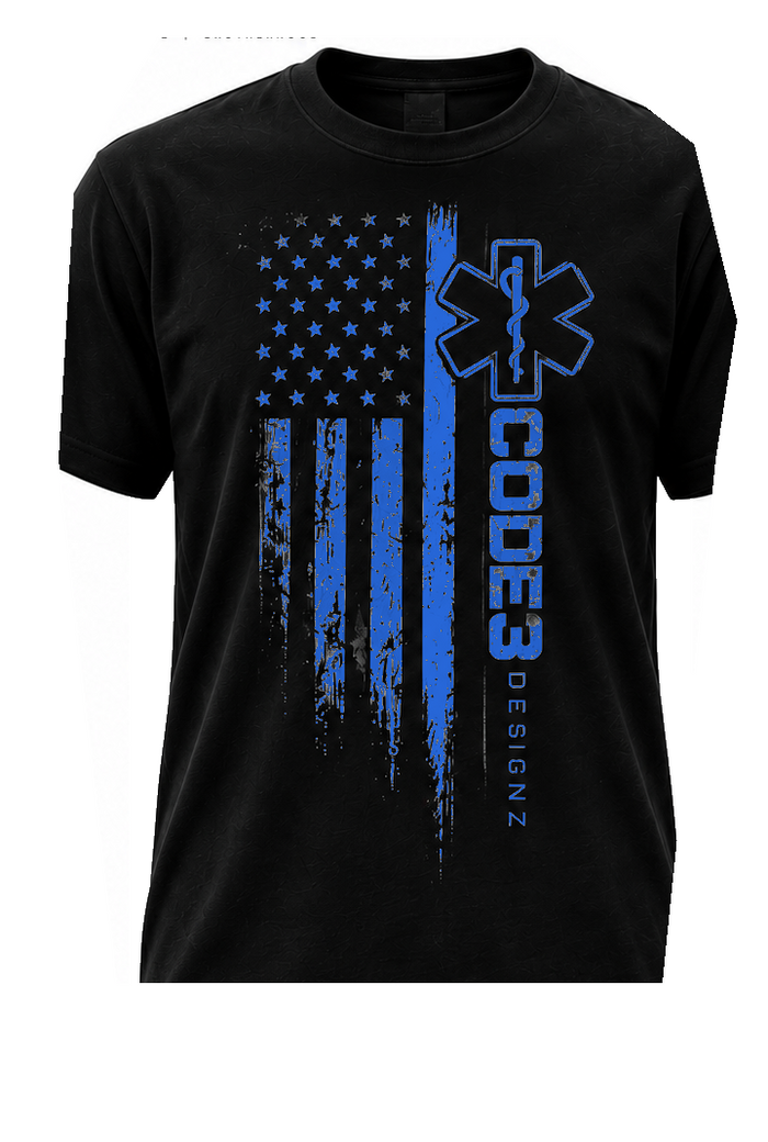 Code 3 Thin Blue Line Tee – Police