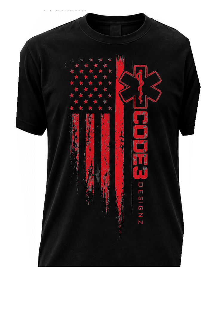 Code 3 Thin Red Line Tee – Fire